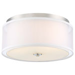 Minka Lavery - Studio 5 Flush Mount, Polished Nickelh - Stylish and bold. Make an illuminating statement with this fixture. An ideal lighting fixture for your home.