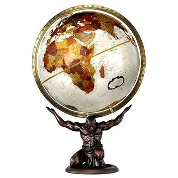 Atlas, 12" Bronze Metallic Desk Globe