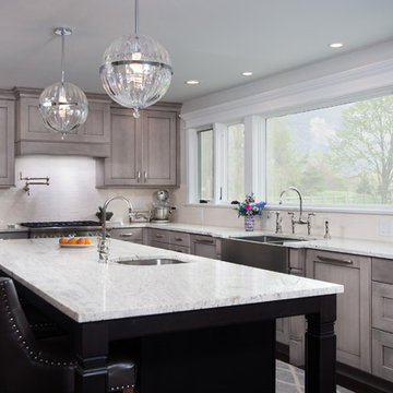 Furlong - Gray and Espresso kitchen
