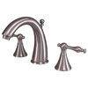 Kingston Brass 6" Dbl Metal Lever Handle Bathroom Faucet, KS2979NL