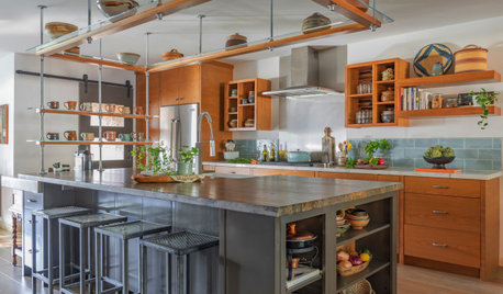Kitchen of the Week: An Open Plan With Earthy-Eclectic Style