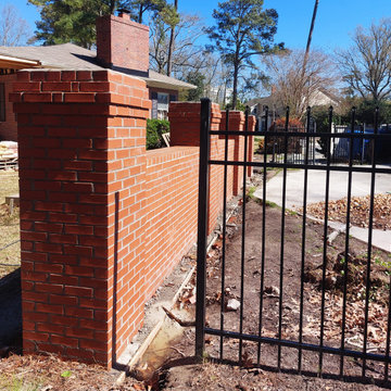 Custom Brick Accent Wall for FenceLine