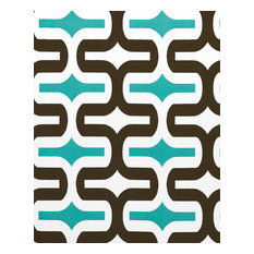 50 Most Por Midcentury Modern Fabric For 2018 Houzz Premier Prints Inc Outdoor Embrace Fabric Ocean 1 Yard