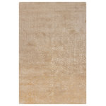 Chandra - Rupec Contemporary Area Rug, Beige, 5'x7'6" - Update the look of your living room, bedroom or entryway with the Rupec Contemporary Area Rug from Chandra. Hand-tufted by skilled artisans and imported from India, this rug features authentic craftsmanship and a beautiful construction with a cotton backing. The rug has a 0.75" pile height and is sure to make an alluring statement in your home.