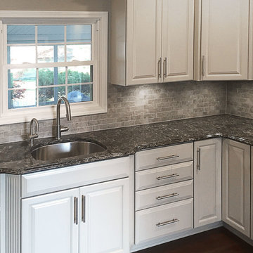 Painted Mushroom Traditional Kitchen