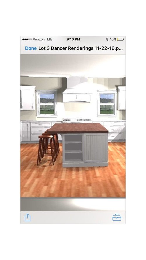 Wood Countertop Overhang Support