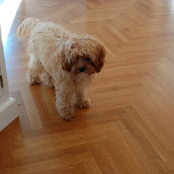 Rift Sawn White Oak from the Herringbone collection. - Engineered Wood Flooring