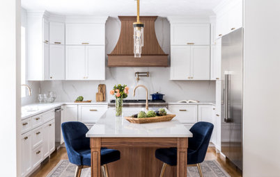 Kitchen of the Week: Tailored Style With White and Wood Elements