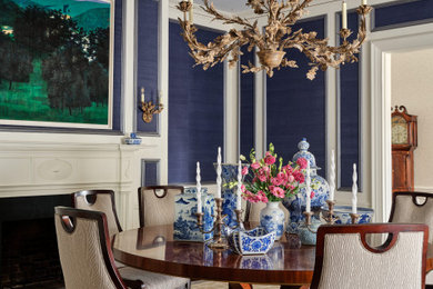 Ornate dining room photo in Boston