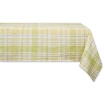 Lemon Bliss Plaid Tablecloth 60X120
