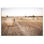 DDCG - Bales of Hay Photography 24x36 Canvas Wall Art - With a touch of rustic, a dash of industrial, and a pinch of modern elegance, this wall art helps you create a warm and welcoming space in your home. Digitally printed on demand with custom-developed inks, this  design displays vibrant colors proven not to fade over extended periods of time. The result is a beautiful piece of artwork worthy of showcasing in your home.