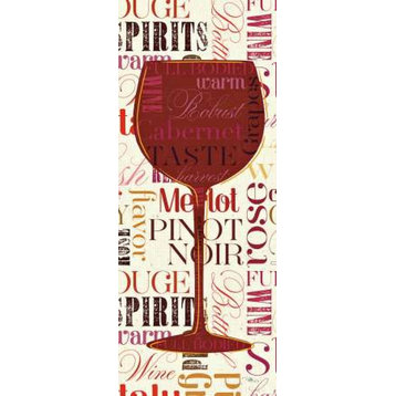 Colorful Wine Sayings - Cabernet Print