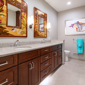 An Inspired Bathroom Design in Washington Crossing