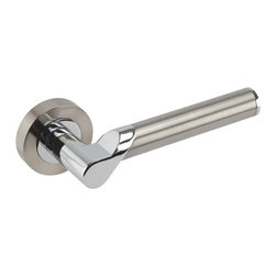 Modern Door Handles with Brushed Chrome Lever - Products