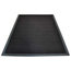 Sisal Rug, Black With Grey Border, 200x300 cm
