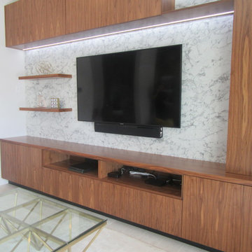 Walnut Wall Units