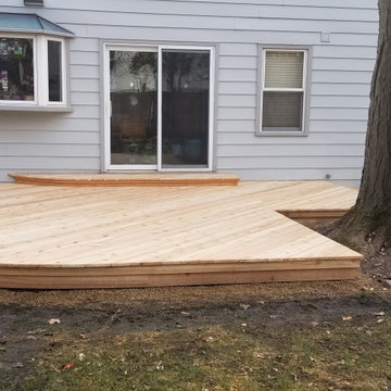 Northbrook Rebuild Existing Cedar Deck