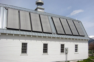 Radiant Engineering Solar Heated Water 100 Year Old Montana Barn