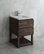 Formosa Floor Standing Open Bottom Modern Bathroom Cabinet With Top & Sink, 24"