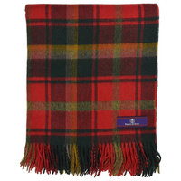 Prince Of Scots Merino Wool Throw – 100 % Merinowolle, 137 X 183 Cm, Highland Tartan Tweed