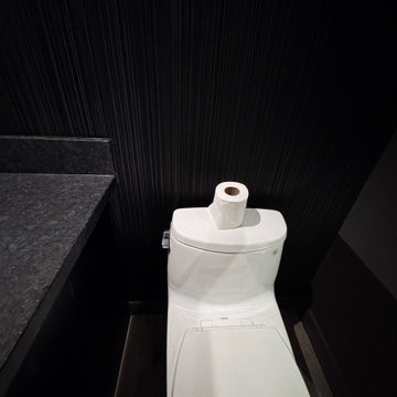 Powder room wallpaper installation Montgomery, TX