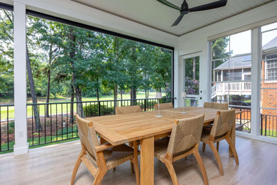 Transitional porch idea in Raleigh