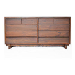 Benett Split Dresser - Solid Reclaimed Teak Wood - Dressers