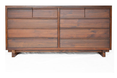 Benett Split Dresser - Solid Reclaimed Teak Wood