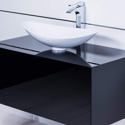 Swarovski crystal bathroom faucet | Polished chrome - Bathroom Fixtures