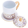 Novica Handmade Royal Drink Benjarong Porcelain Cup And Saucer