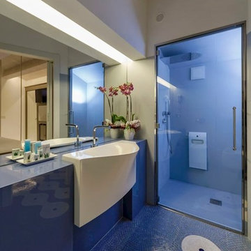 Zillij Tiles floors for the Zafran Boutique Hotel in Sicily