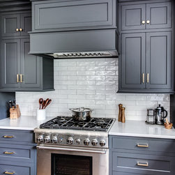 Summit, NJ &ndash; Transitional &ndash; Gray Kitchen Cabinetry - Kitchen Cabinetry