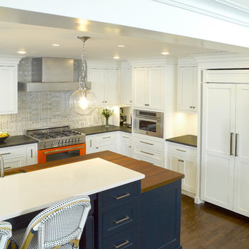 Chatham Pop of Color Kitchen Renovation