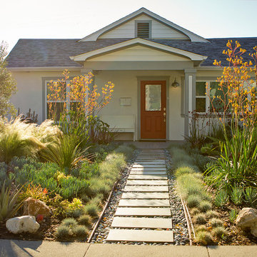 Mid Town Classic LA Architecture With A Colorful Drought Tolerant Up Grade