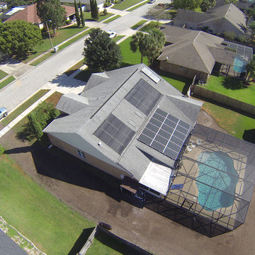 4.7kW Solar Electric, Solar Pool, and Solar DHW systems in Oviedo, FL