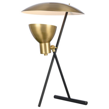 Elk Lighting H0019-9511 Modern Wyman Square Lamp Satin Gold