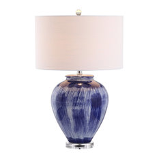 Wayland 26" Ceramic Table Lamp, Seaside Blue