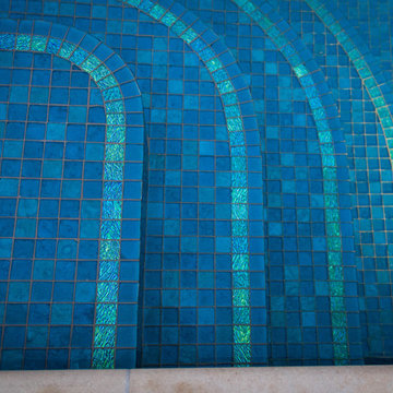 Pool Tile Steps