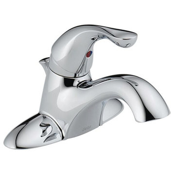 Delta Classic Single Handle Centerset Bathroom Faucet, Chrome, 520LF-WFMPU