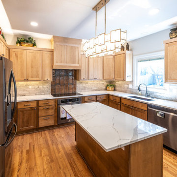 Olathe Kitchen Remodel with Powder Bath + Laundry Room Transformation