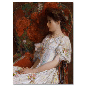 Childe Hassam 'The Victorian Chair' Canvas Art, 19 x 14