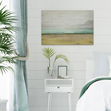 "Waterline III" Painting Print on Wrapped Canvas