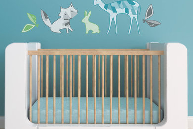Forest Friends Kids Wall Decal