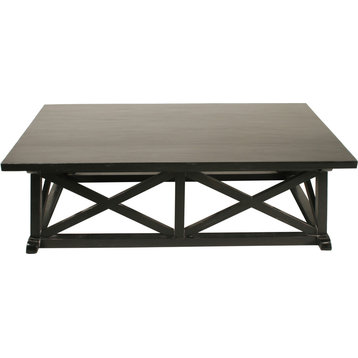 Sutton Coffee Table - Hand Rubbed Black