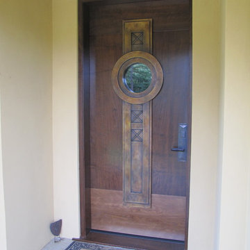 Claro Walnut Entry Door