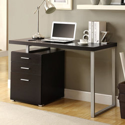 Molly Cappuccino Desk | modGSI - Desks And Hutches
