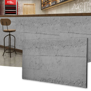 Art3d 3D Wall Panels, 4-Pack PU Wall Panels for Interior Wall Decor, 24" x 48", A50hz002gy