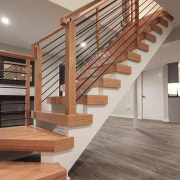 Project #99 | Modern Winder Staircase