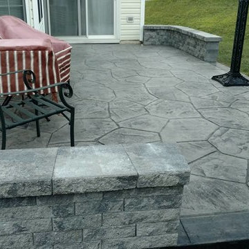 Scott stamped concrete patio