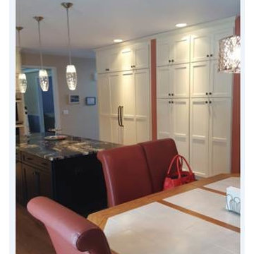 Schuler Sugar Creek Door in White Chocolate/Cherry Onyx Island by Jenn Campione